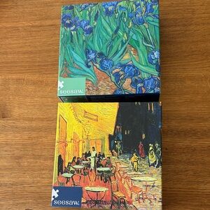 Seesaw 500 piece Art Puzzle Set with Vibrant Colors